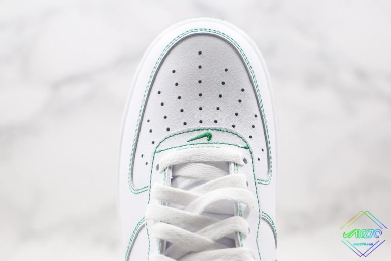 nike air force 1 low contrast stitch pine green