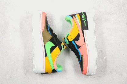 Nike Air Force 1 Shadow SE Furry Velour multi color