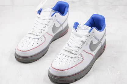 Nike Air Force 1 White Grey Gym Red for sale