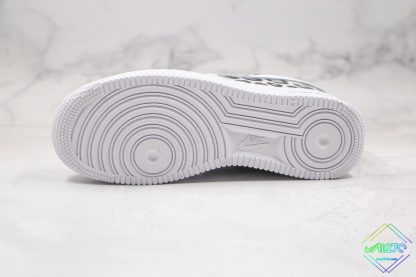 Nike Air Force 1 White Leopard Print bottom