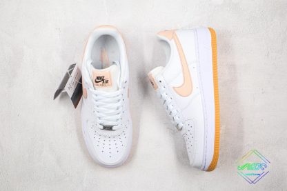 Nike Air Force 1 White Pink tongue