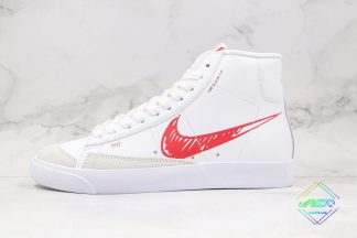 Nike Blazer Mid 77 Sketch White Red