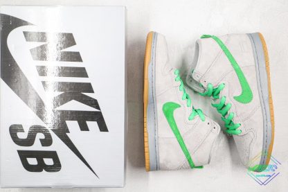 Nike Dunk High Premium SB silver box shoes