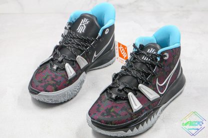 Nike Kyrie 7 PRE Heat EP Black Burgundy blue inner