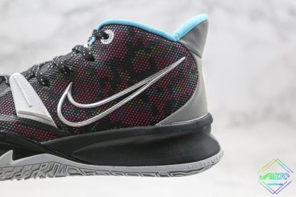 Nike Kyrie 7 PRE Heat EP Black Burgundy rear panel