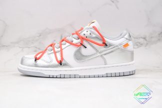 Off-Whitex Nike Dunk Silver