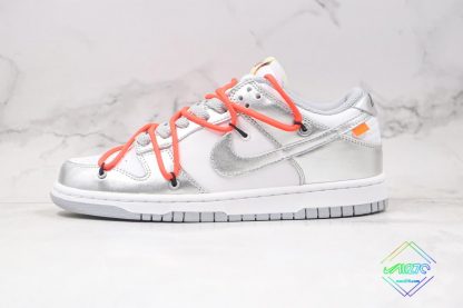 Off-Whitex Nike Dunk Silver