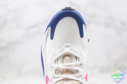 Wmns Nike Air Max 270 React White Pink upper