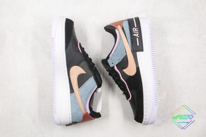 AF-1 1 Shadow Black Light Arctic Pink shoes