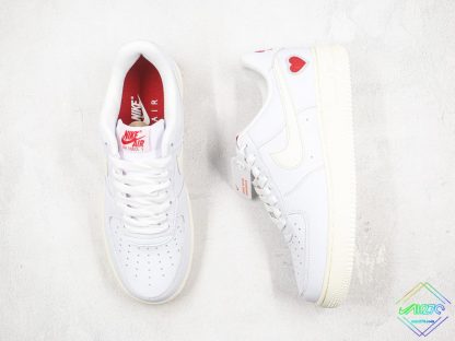 Air Force 1 Low Valentines Day Heart Decals innter