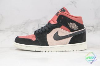 Air Jordan 1 Mid Burgundy Dusty Pink