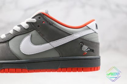 NYC Pigeon Nike Dunk SB Low white swoosh