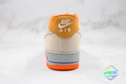 Nike Air Force 1 07 Beige Sail Orange Yellow