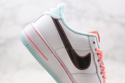 Nike Air Force 1 '07 L.V.8 White Atomic Pink black swoosh