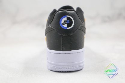 Nike Air Force 1 07 LX Black CT1990 001 Heel