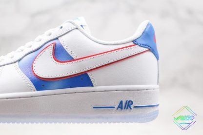Nike Air Force 1 Low Pacific Blue white swoosh