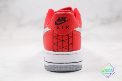 Nike Air Force 1 Low Red Grey stitching