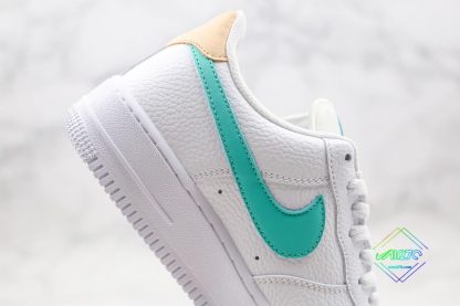 Nike Air Force 1 Low White Jade swoosh