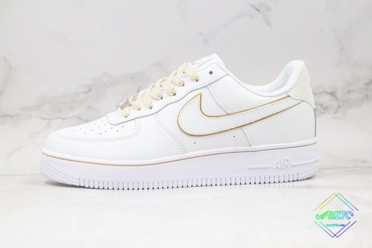 air force 1 gold outline
