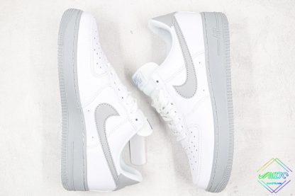 Nike Air Force 1 Low Wolf Grey swoosh