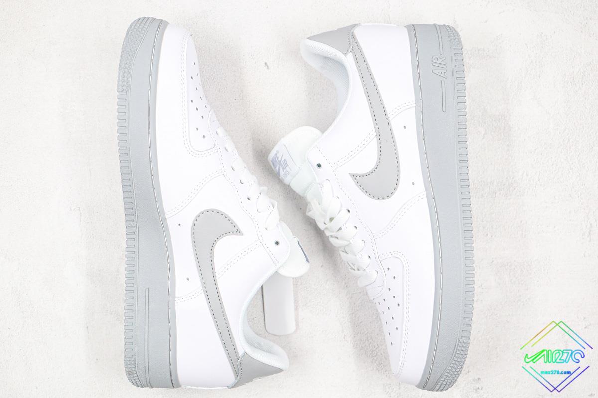 air force 1 grey swoosh