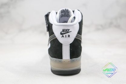 Nike Air Force 1 Mid Obsidian White heel