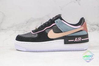 Nike Air Force 1 Shadow Black Light Arctic Pink