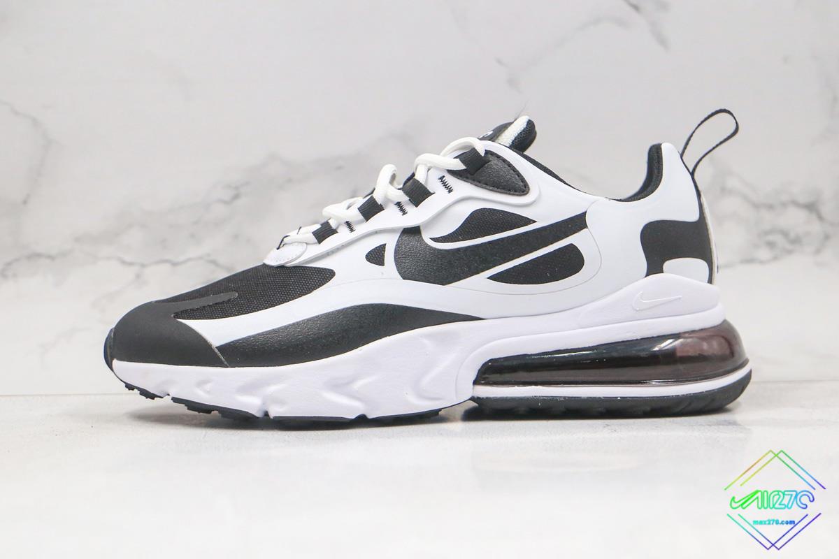 Nike Air Max 270 React White Black Marathon Casual Lifestyle Shoes