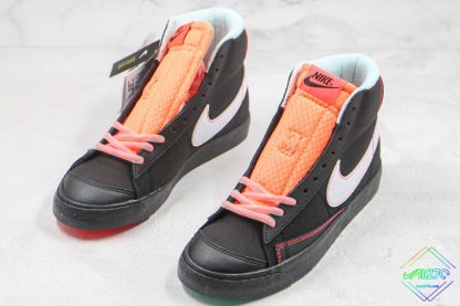 Nike Blazer Mid 77 Black Flash Crimson orange