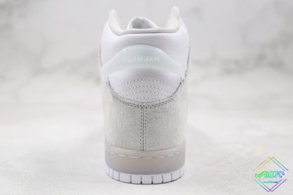 Nike Dunk High Slam Jam White Pure Platinum heel