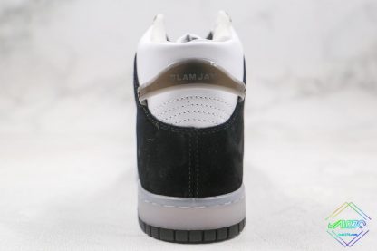 Nike Dunk High x Slam Jam Black White detail