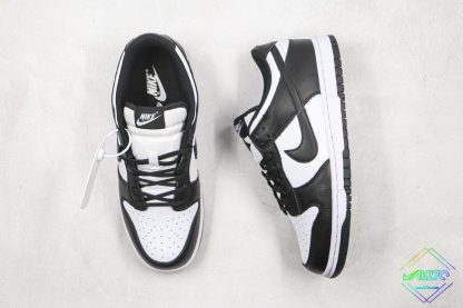 Nike Dunk Low White Black tongue