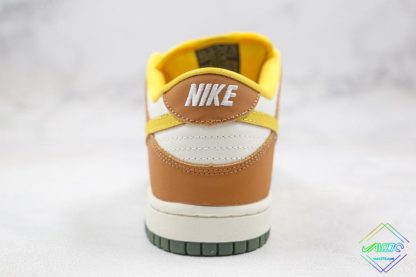 Nike Dunk Pro SB Low Vapour Mineral Yellow Heel