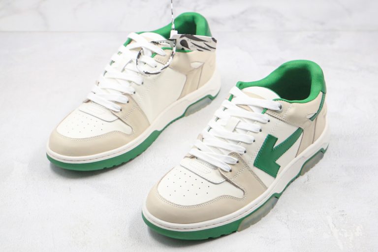Off-White Low-Tops Out Of Office OOO Sneaker Green Arrow