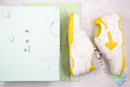 Off-WhiteOut Of Office OOO Yellow Arrow sneaker