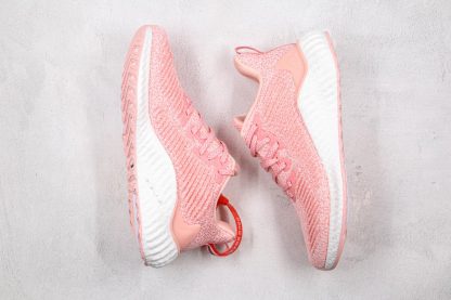 Women Adidas AlphaBounce Boost Pink lateral