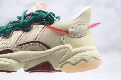 adidas Ozweego Sand Ash Pearl Collegiate Green Shoes