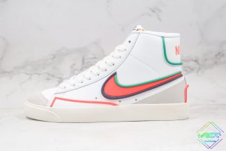 Blazer Mid 1977 Vintage White Red