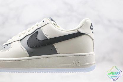 Nike Air Force 1 Low By You Beige Grey Black Swoosh