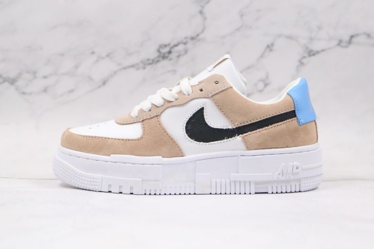 the air force 1 pixel color desert sand on goat