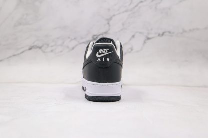 AA1391-100 Nike AF1 Classic Black White Heel