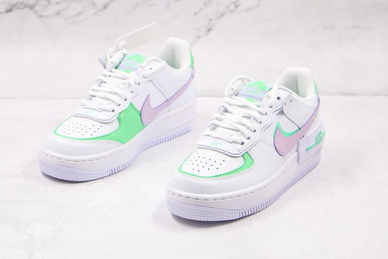nike air force 1 white with mint green tick
