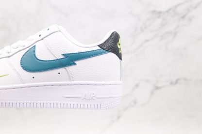 Air Force 1 Low Aquamarine Bolt Swoosh hindfoot