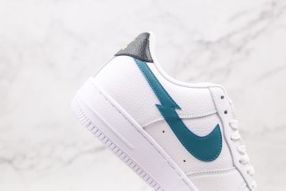 Air Force 1 Low Aquamarine lightning Bolt Swoosh