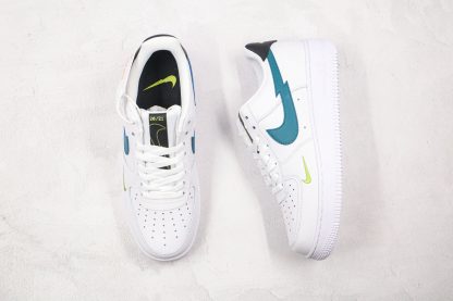 Air Force 1 Low Aquamarine lightning Bolt Swoosh tongue