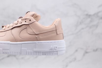 Air Force 1 Low Pixel Particle Beige cut-out swoosh