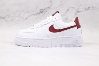 Air Force 1 Low Pixel SE White Burgundy