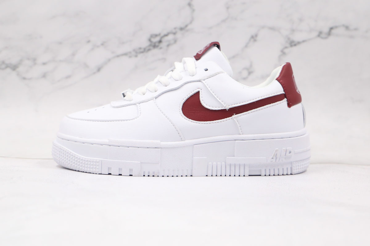 burgundy air force 1 low