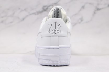 Air Force 1 Low Pixel Triple White geometric Nike