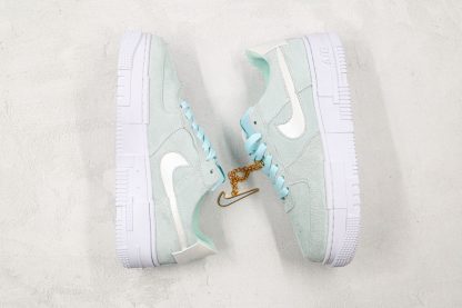 Air Force 1 Pixel Glacier Blue Mint Green side